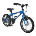 Lightweight Squish 14 kids bike in Blue angled view