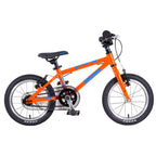 Lightweight Squish 14 kids bike in Orange side profile