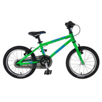 Lightweight Squish 16 kids bike in Green side profile