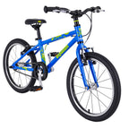Lightweight Squish 18 kids bike in Blue angled view