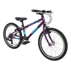 Lightweight Squish 20 kids bike in Purple angled view