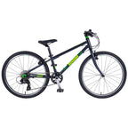 Lightweight Squish 24 kids bike in Grey side profile