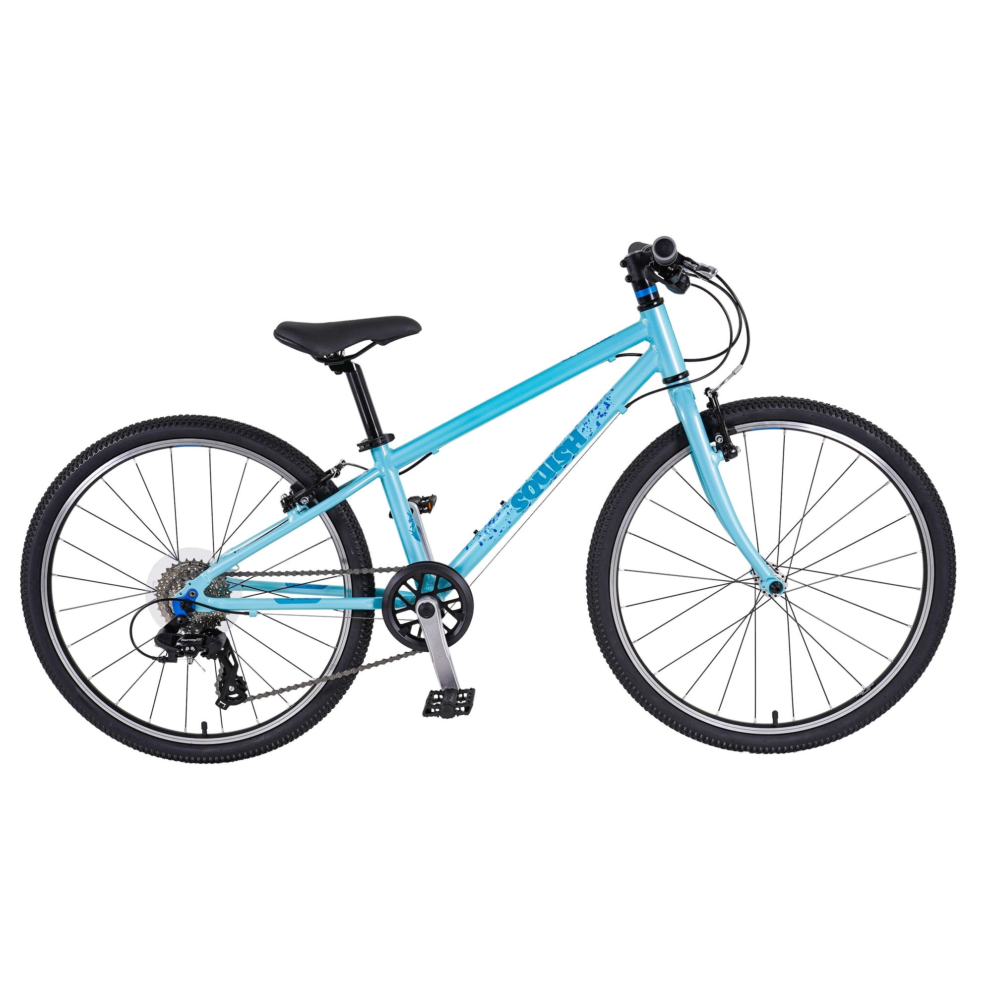 Lightweight Squish 24 kids bike in Mint side profile