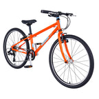 Lightweight Squish 24 kids bike in Orange angled view
