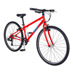 Lightweight Squish 26 kids bike in Red angled view