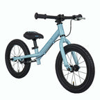 Lightweight Squish Balance 14 kids bike in Mint angled view